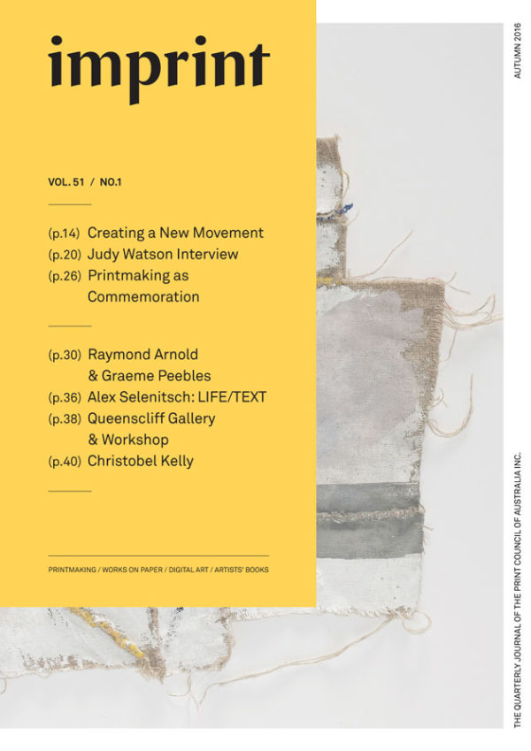 Imprint Magazine Volume 51 No.1