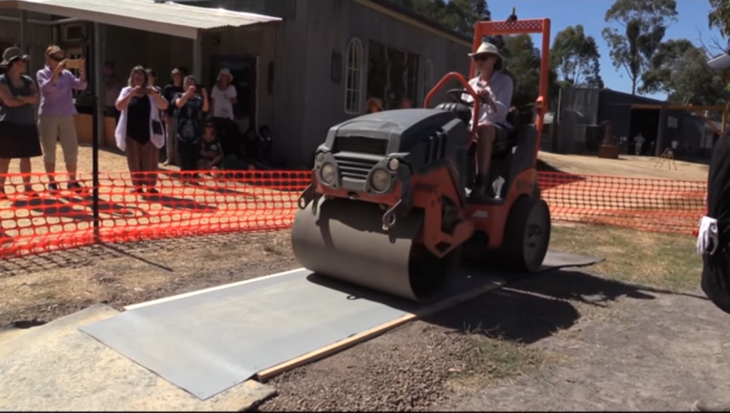 Castlemaine Press is holding a big steamroller press event this Sunday as part of the Castlemaine State Festival. Melissa Proposch discusses it.