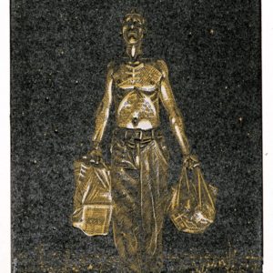 David Frazer - Skinny man with shopping