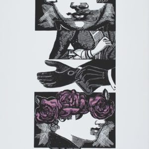 Marion Manifold - Cadavre Exquis: Fille aux couronne des roses (Exquisite corpse: Girl in rose crown)