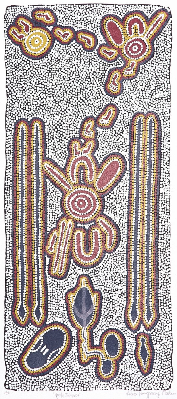 Andrea Nungarrayi Martin - Ngarlu Jukurrpa