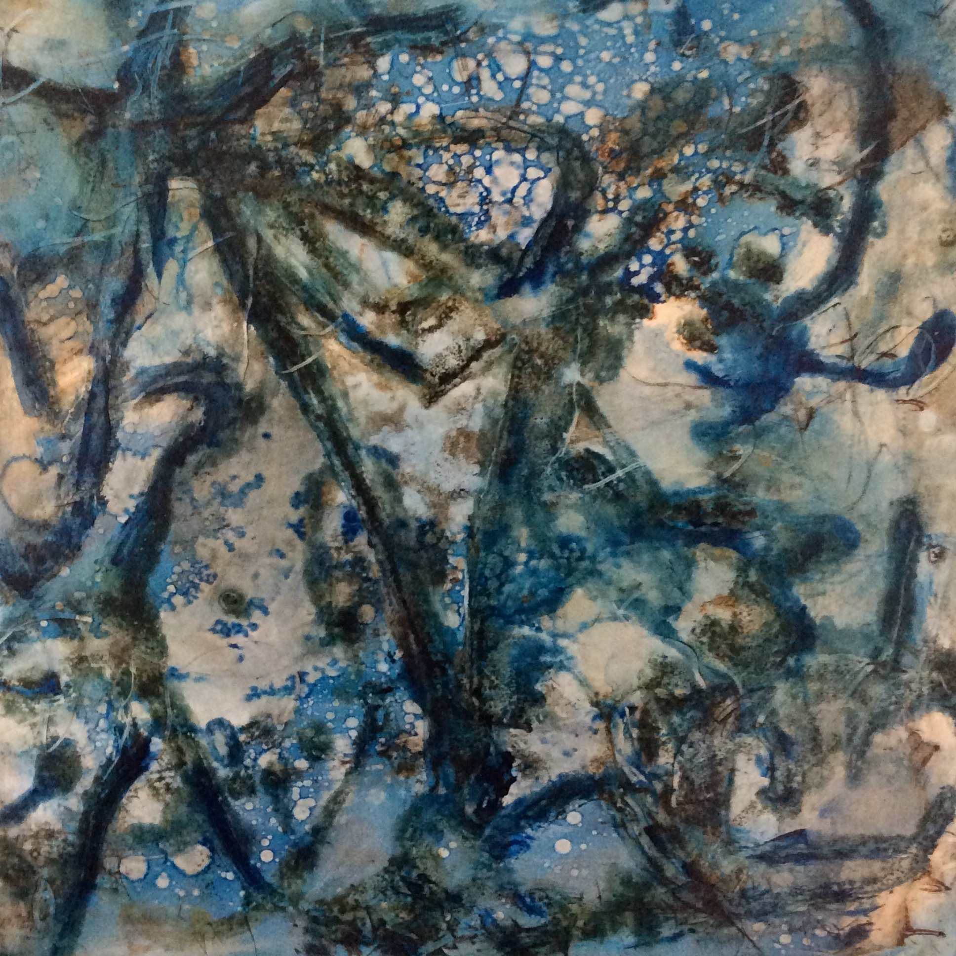 Jill Harris, Variations on a Ground III, 2018, Monoprint,24x25.5cm