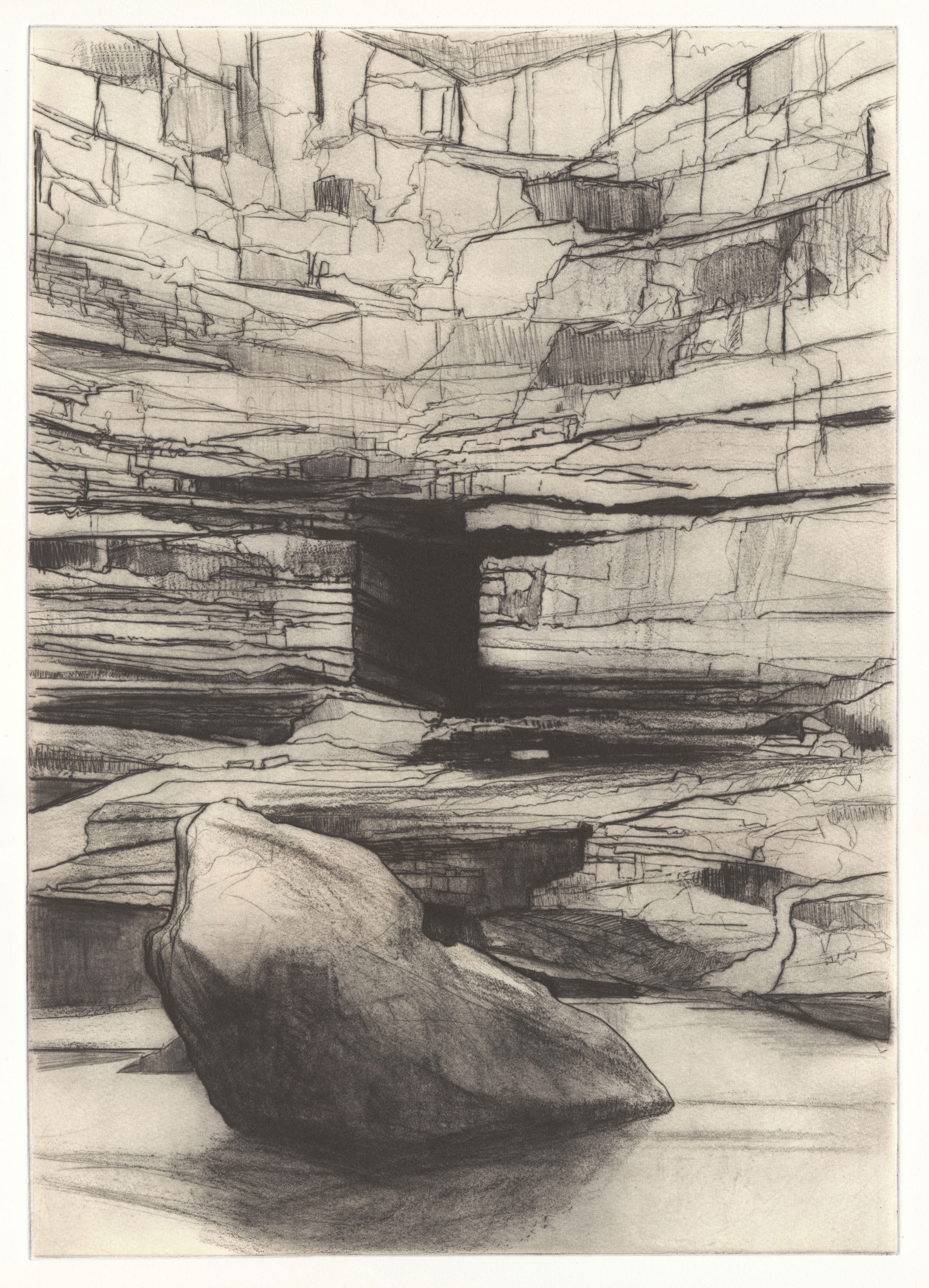 Tony-Ameneiro_Old-Coal-Hole-Nattai-River_edition-of-10_2021_drypoint-and-roulette_image-50x35cm_sheet-size-76x56cm