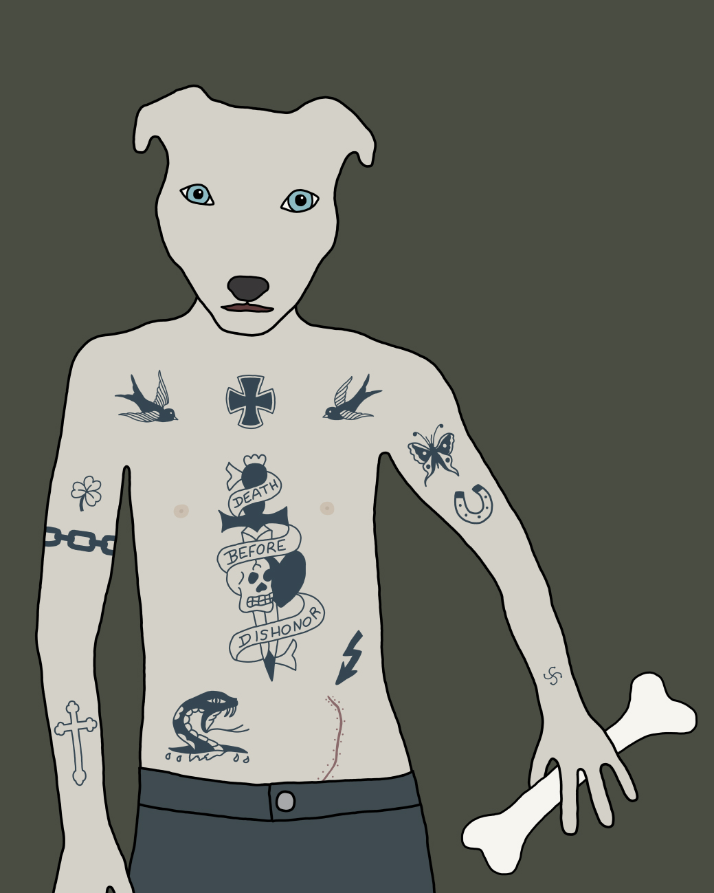 Rona Green_junkyard dog