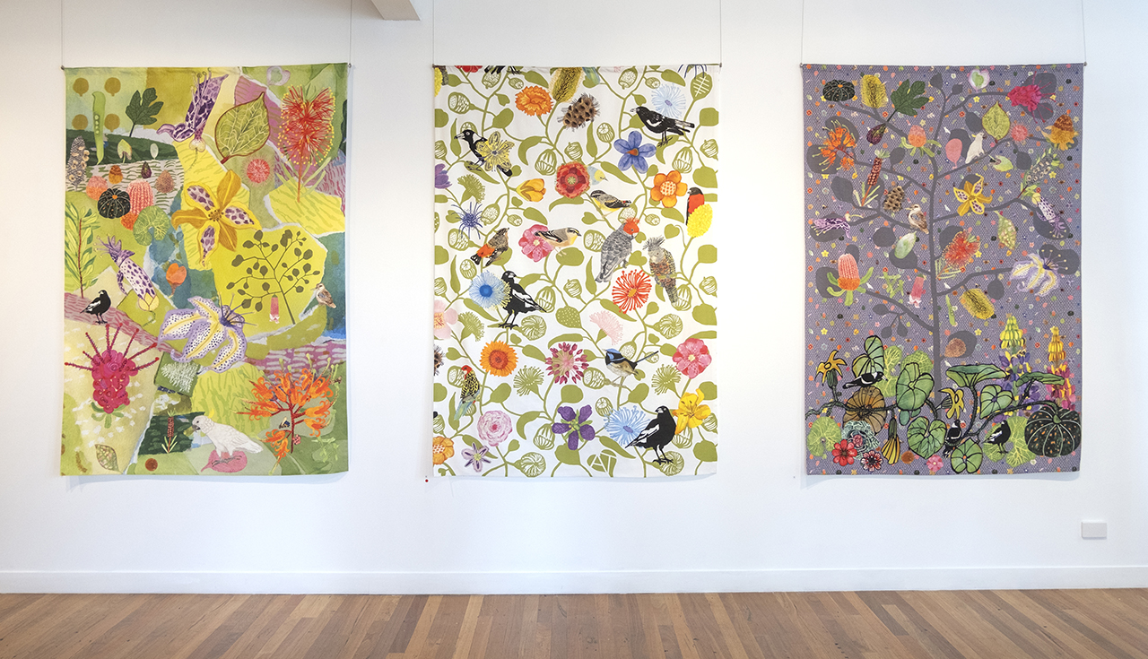 4_BackyardToile_Canberrabirdsandflowers_AnnieTree_installation