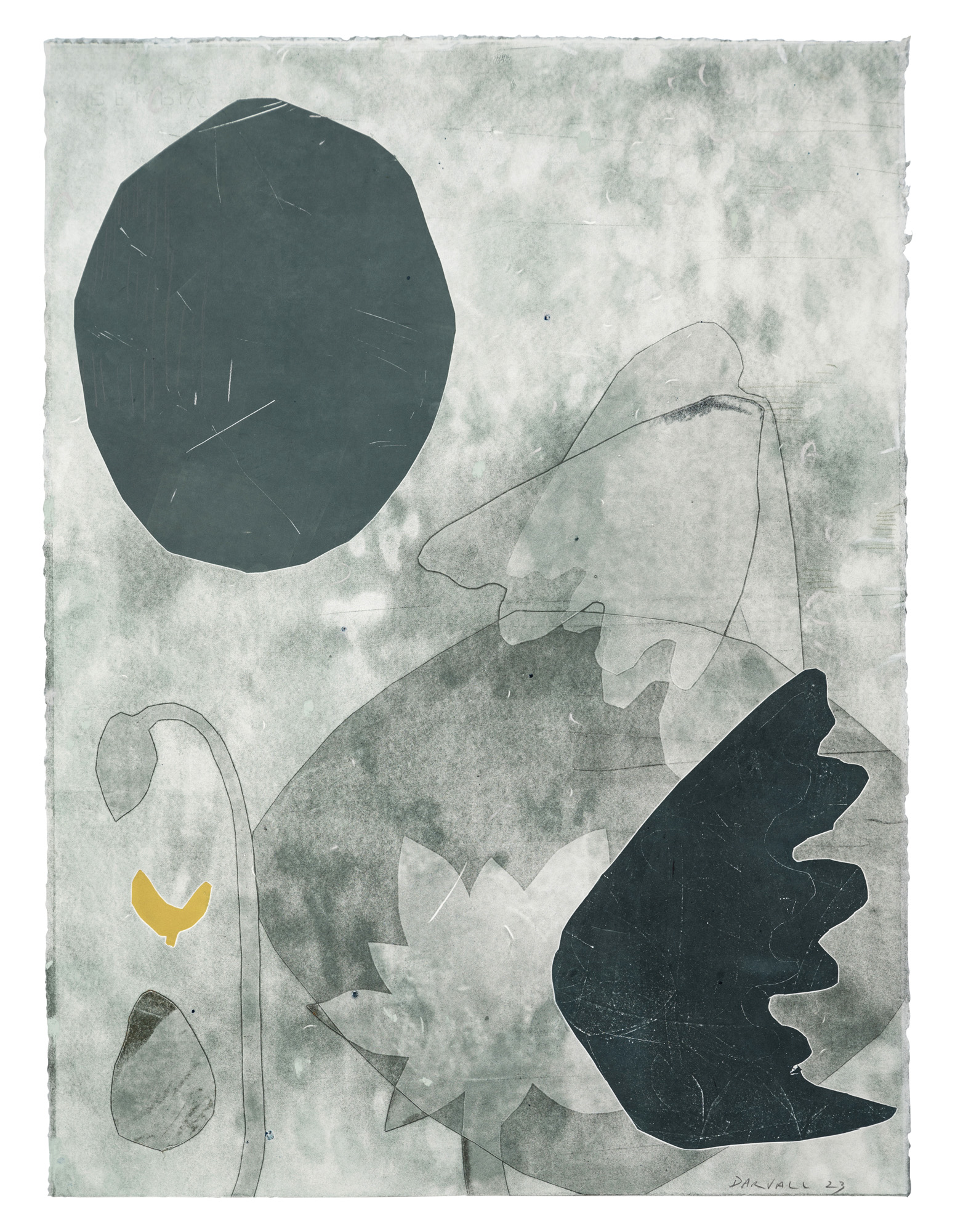Jo Darvall Hydrosphere No 2 2023 75 x 52 cm monoprint on arches BFK_Miles Noel Photography (14 of 19)