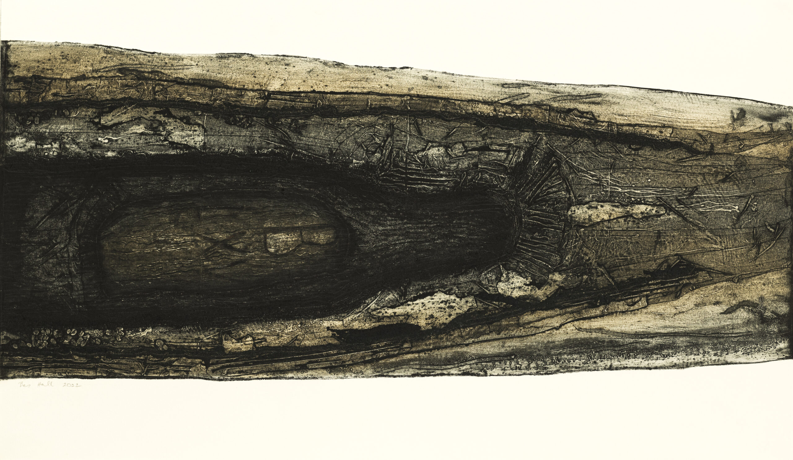 Basil Hall_ Under Our Skin I_ Collagraph