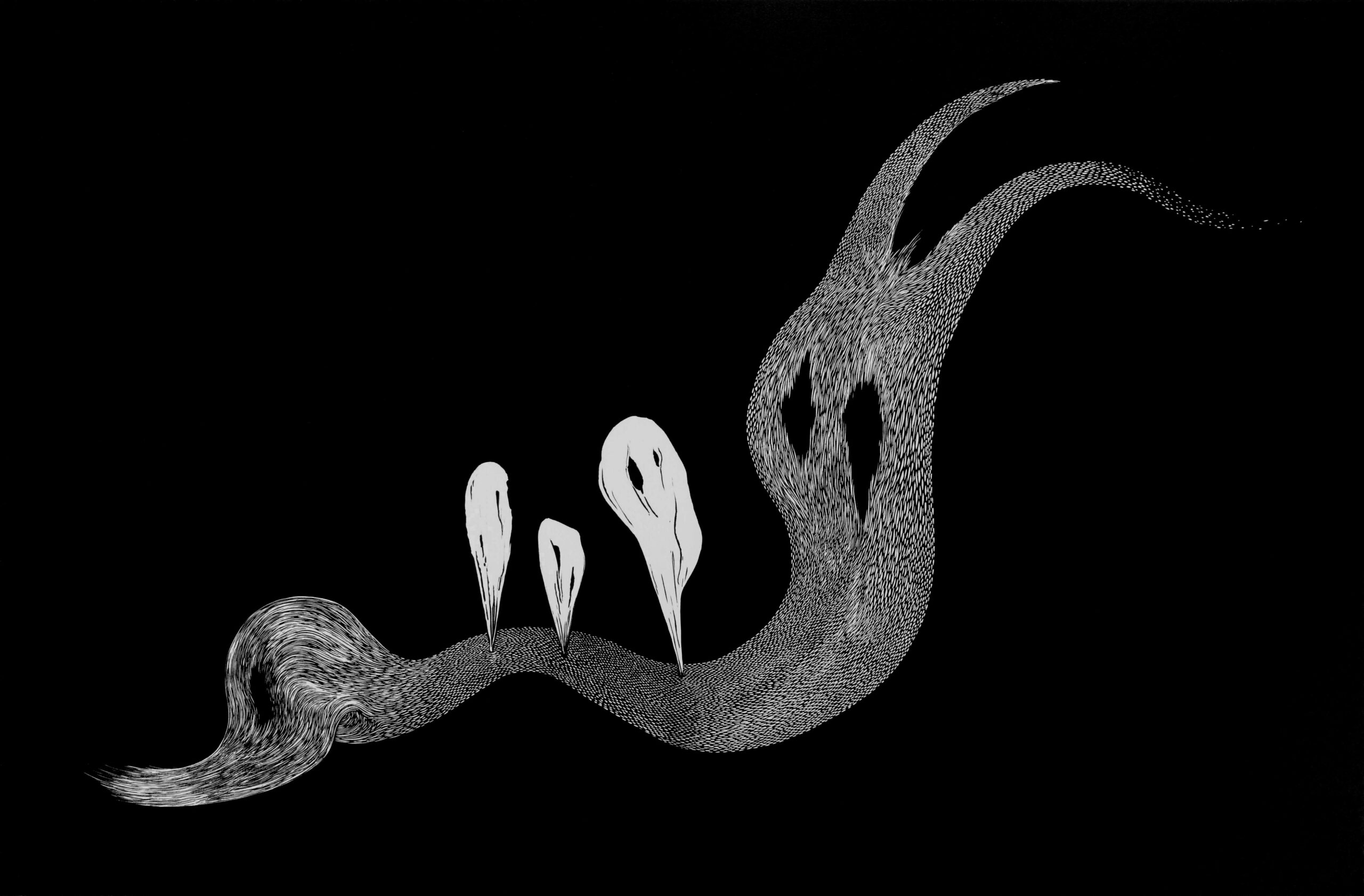 Paul Compton - Hadith - Linocut - 58 x 88cm
