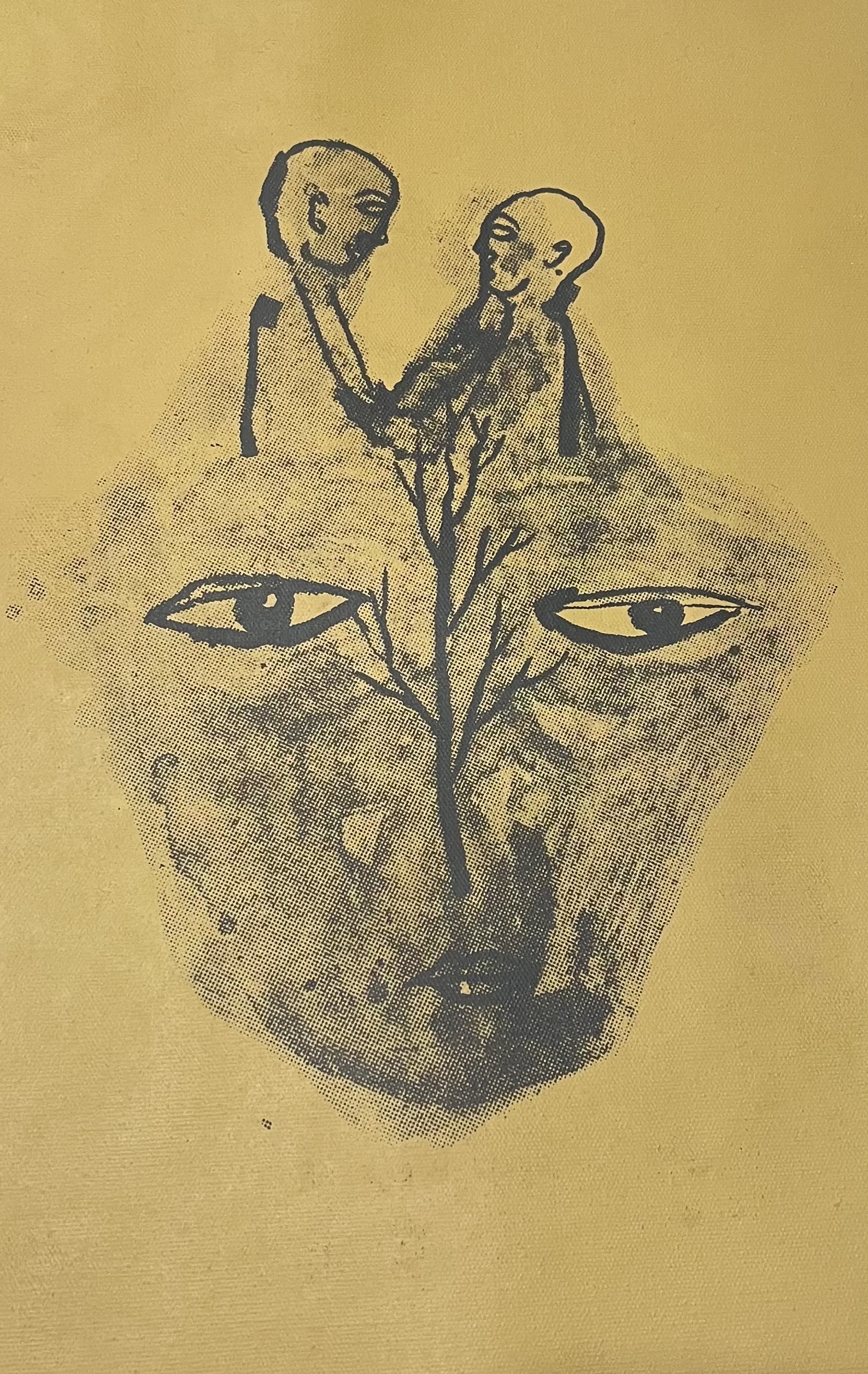 Bayu Widodo_Untitled_2018_screenprint on canvas_52x40cm