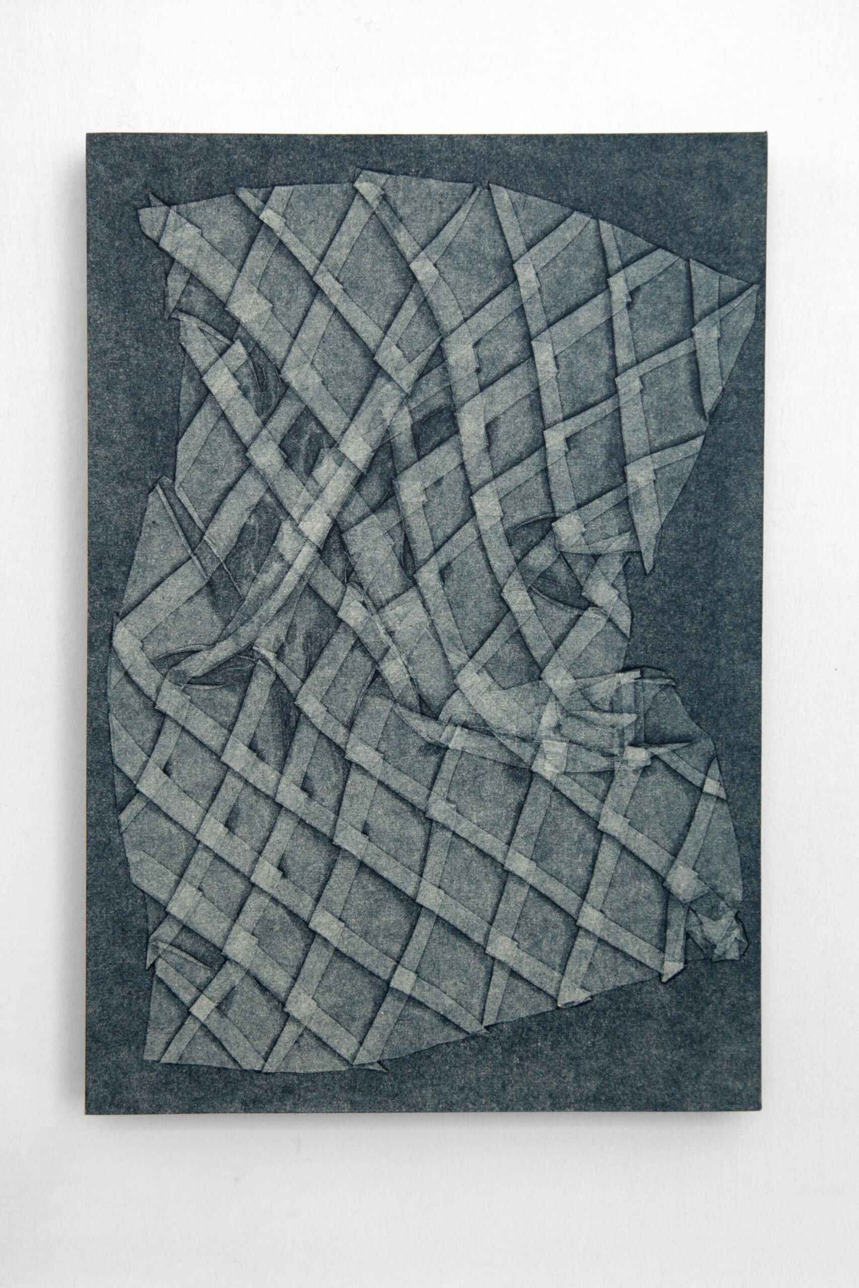 3. Lois Waters_Warp 4, etching ink on kozo paper on board, 30 x 20.8 x 2.2cm_Brenton Smith (Photographer)_2025